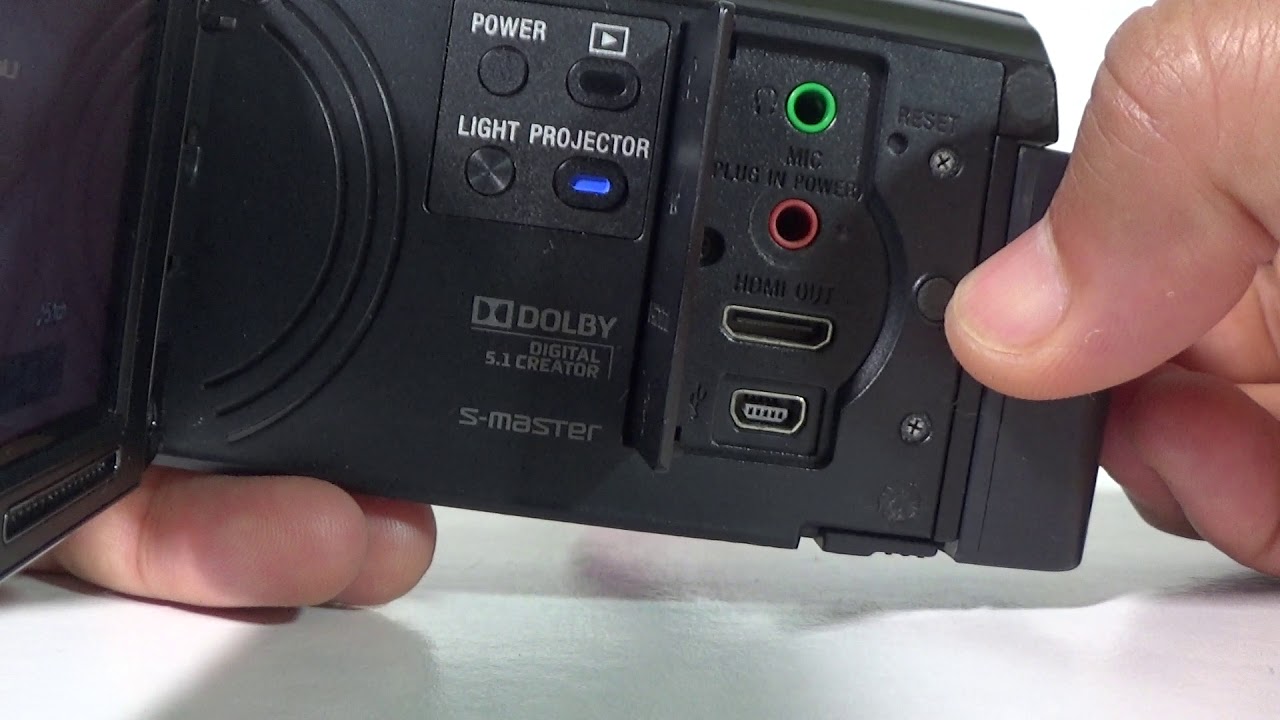 Filmadora Sony Hdr-pj30 Entrada Microfone Hdmi limpa live
