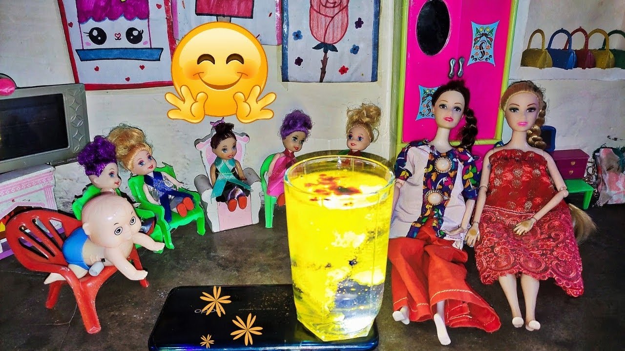 Barbie Doll All Day Routine In Pakistan Village Part 29/ Barbie Doll Bedtime Stories//