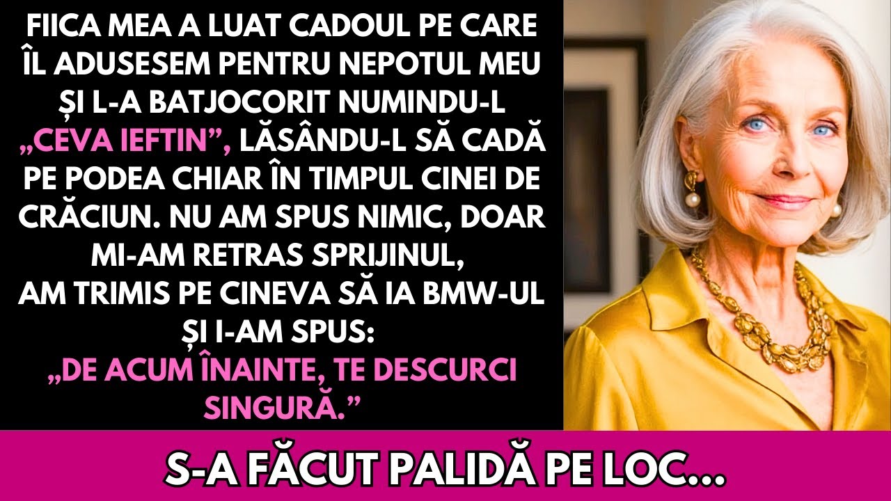 Fiica Mea A Aruncat Cadoul Spunând „Gunoi Ieftin”… Ce Am Făcut A Lăsat-o Palidă