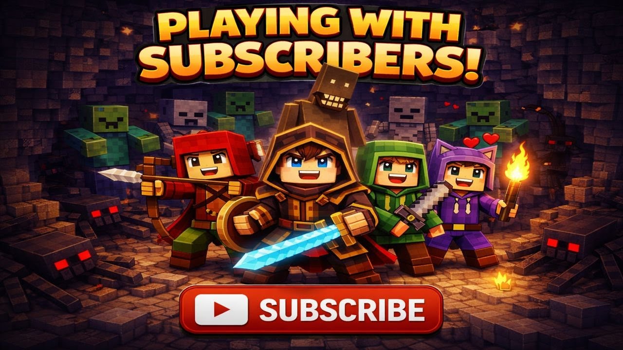 Minecraft Playing With Viewers!