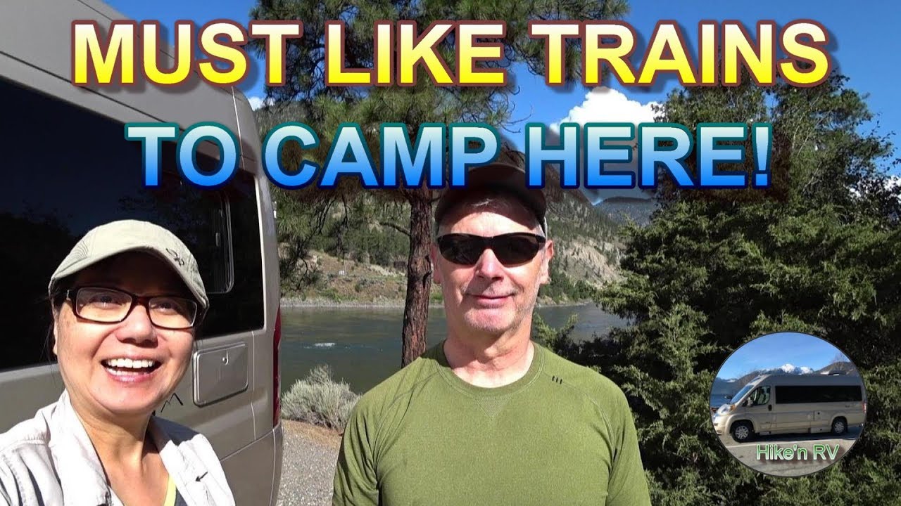 Riverside RV Camping at Goldpan Park, BC in our Roadtrek Zion Campervan