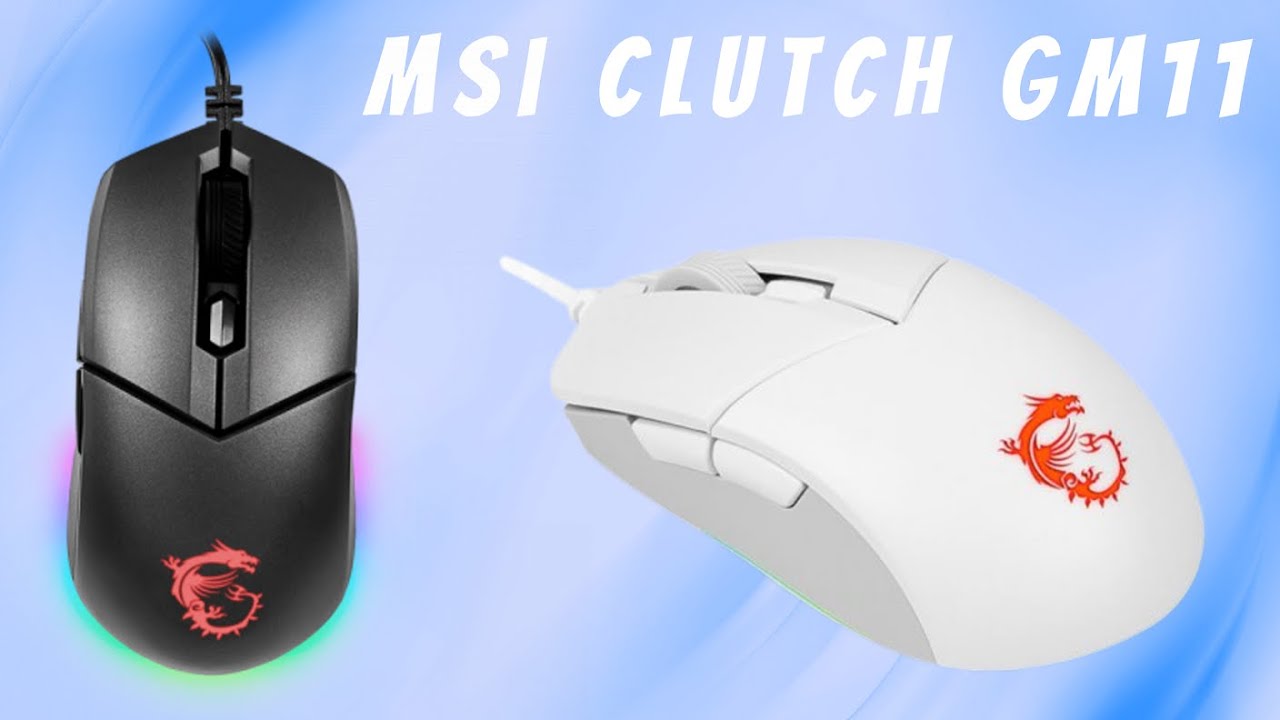 Niewielka myszka o symetrycznej konstrukcji - MSI Clutch GM11