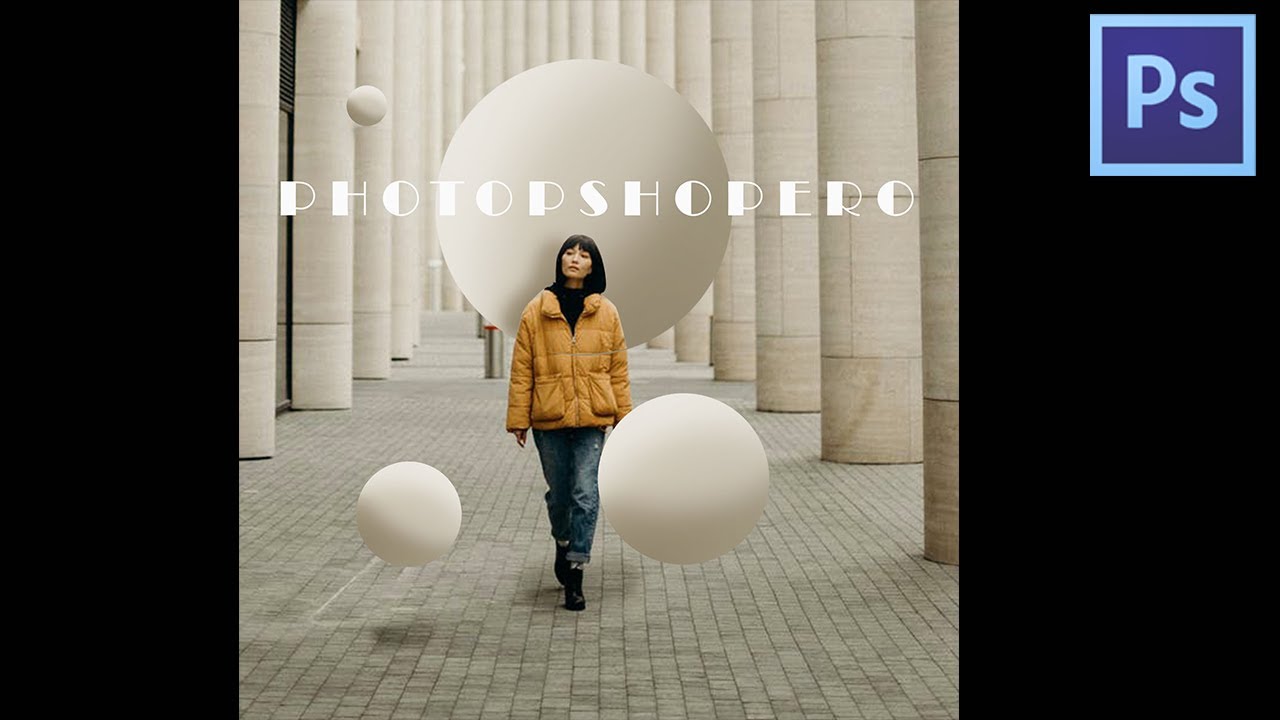Cómo CREAR un DISEÑO de manipulación de fotos de burbujas - PHOTOSHOP cs6