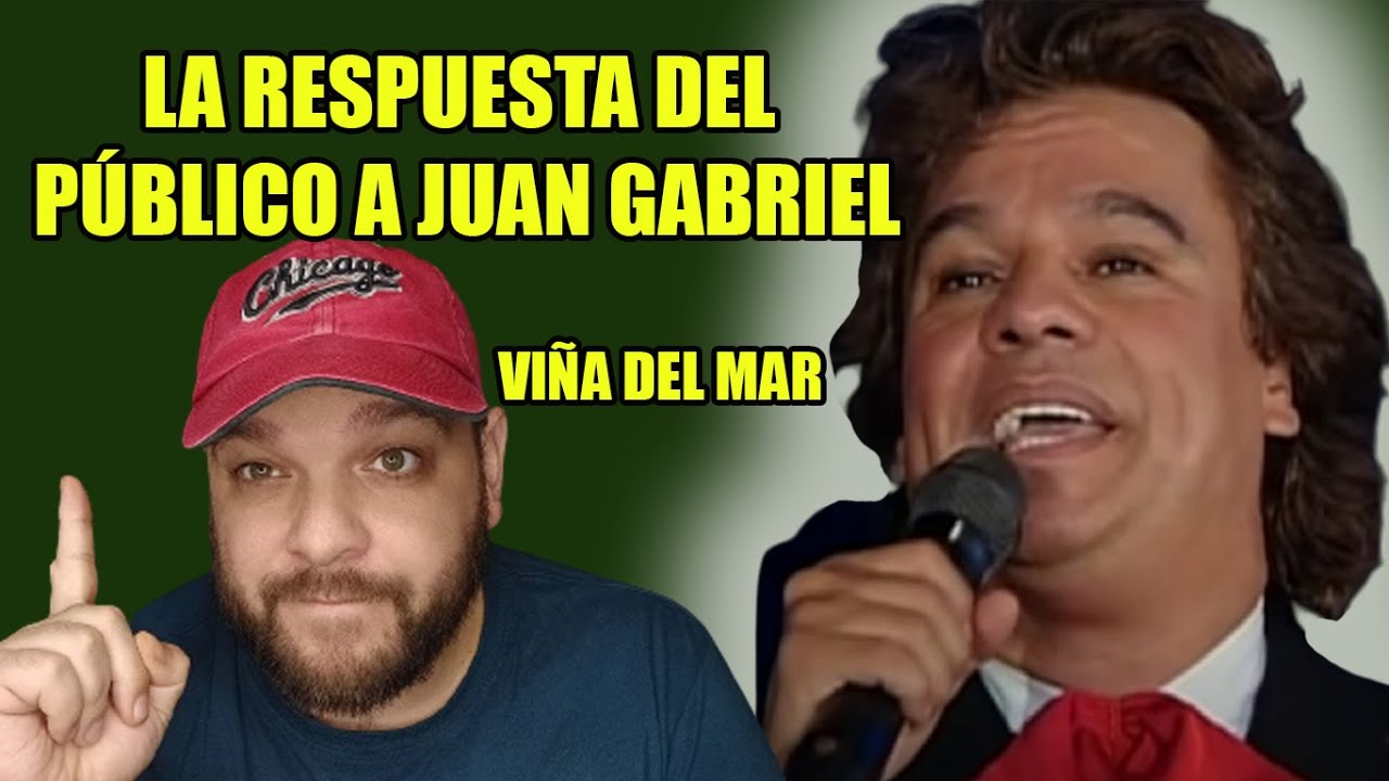 JUAN GABRIEL, MIX( QUERIDA, LA FRONTERA, EL NOA NOA) CANTANTE ESPAÑOL REACCIONA, EL PÚBLICO LO AMA▶️