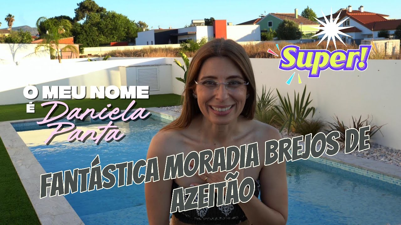 🏡FANTÁSTICA MORADIA V4 COM PISCINA EM BREJOS DE AZEITÃO | 200M2 ÁREA ÚTIL🏡