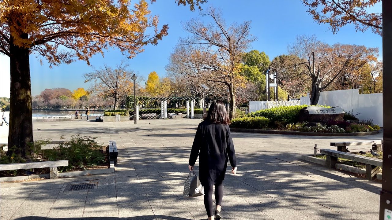 [JAPAN/TOKYO]Ukimafunado Ukima Park walking scenery