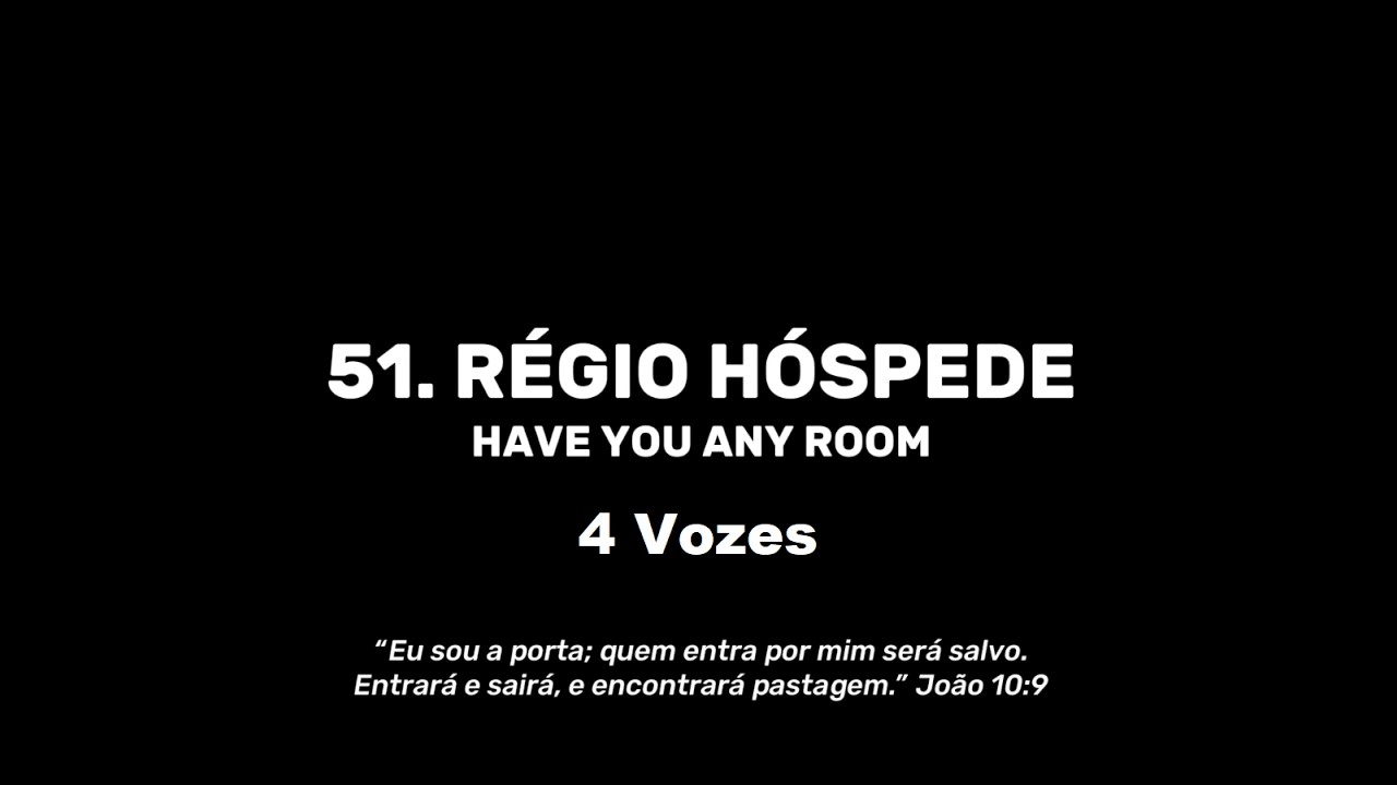051. Régio Hóspede - 4 Vozes