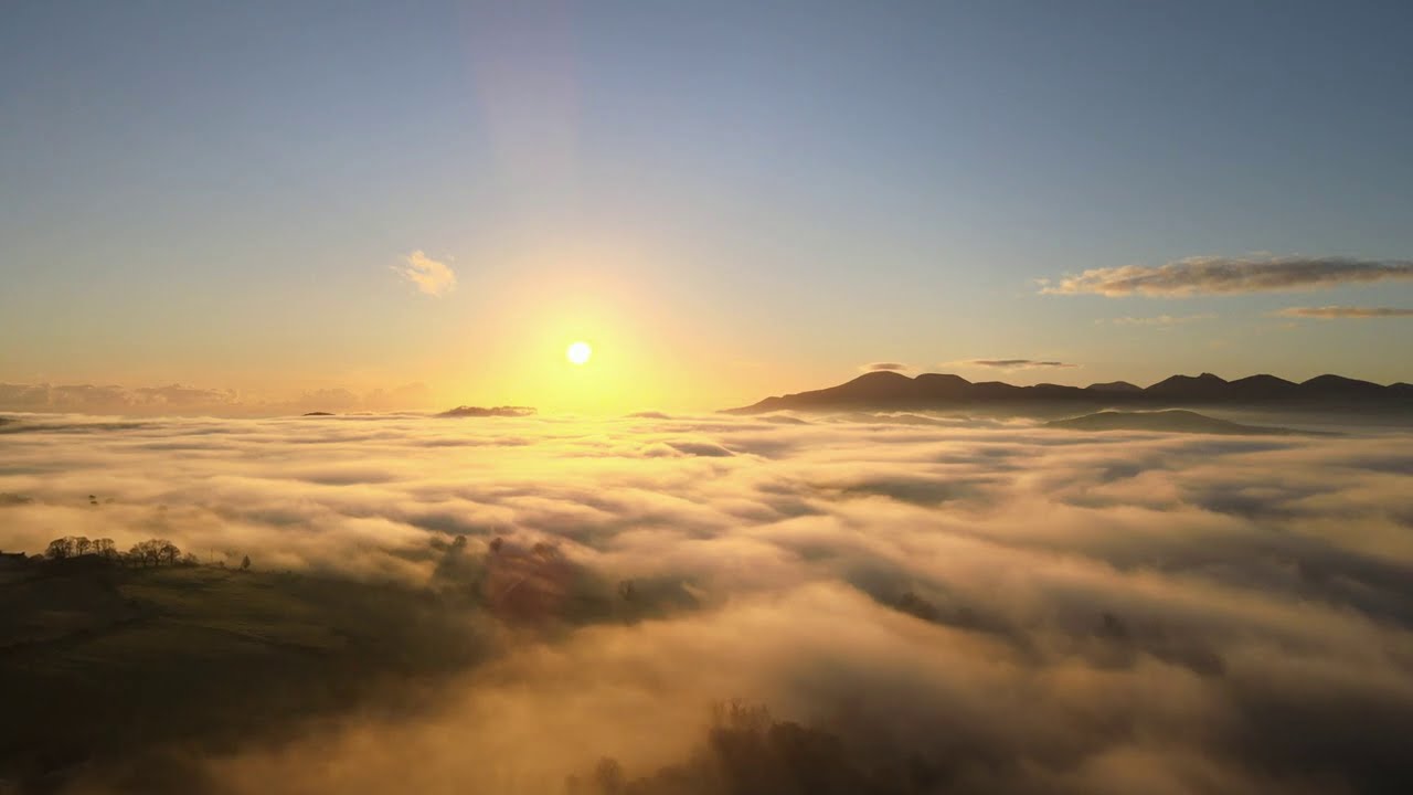 Windy Gap: Mourne Mountains 4k Drone footage- Northern Ireland