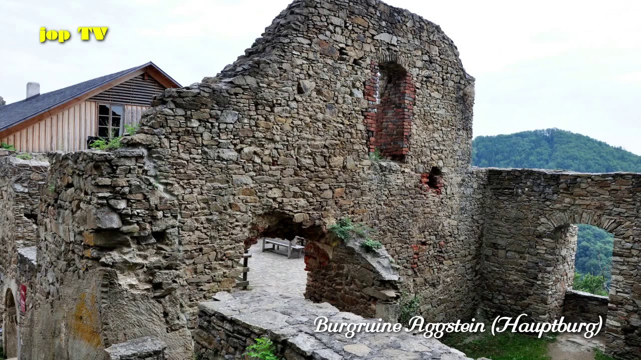 Rundgang durch die Burgruine Aggstein Teil 1 (Nieder&ouml;sterreich) Reisebilderbuch jop TV Travel