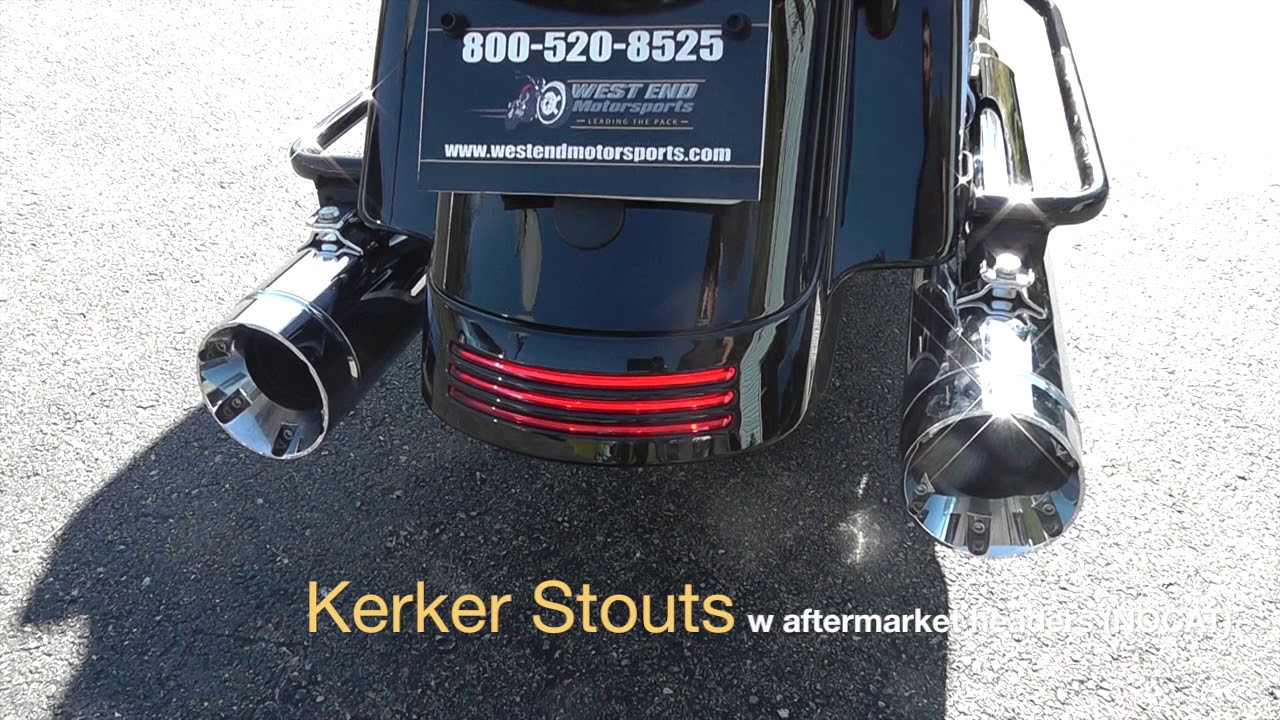 Kerker Stout Slip Ons Sound Clip w/ Stock Headers vs. Aftermarket (NO CAT)