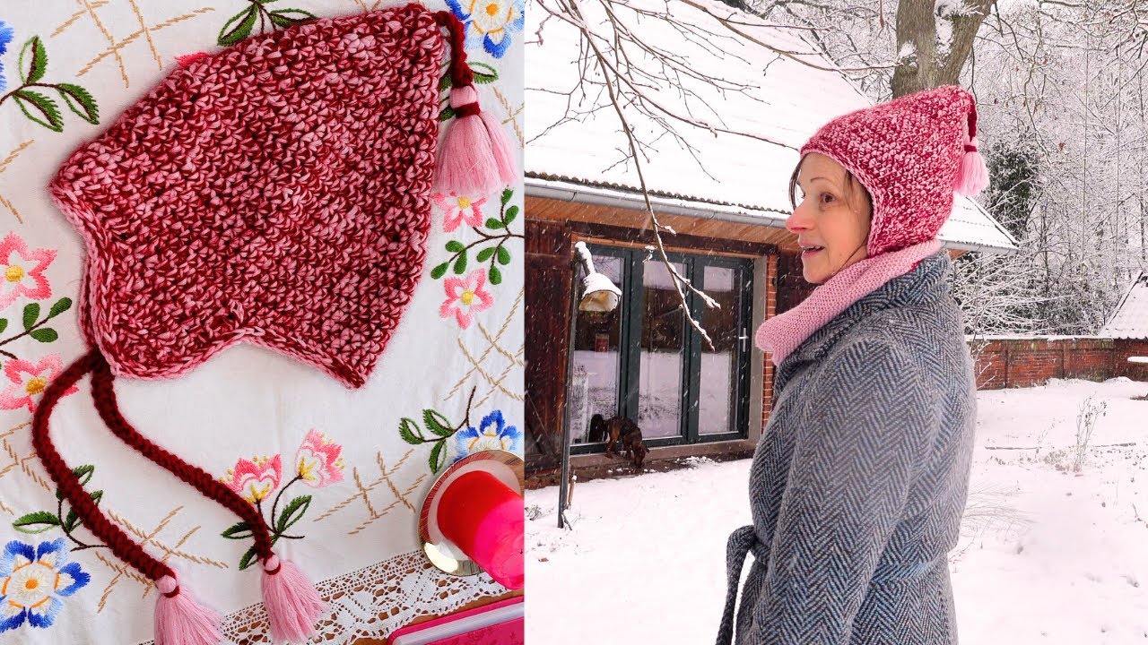 Einfache Mütze häkeln - gemütliche Wintertage