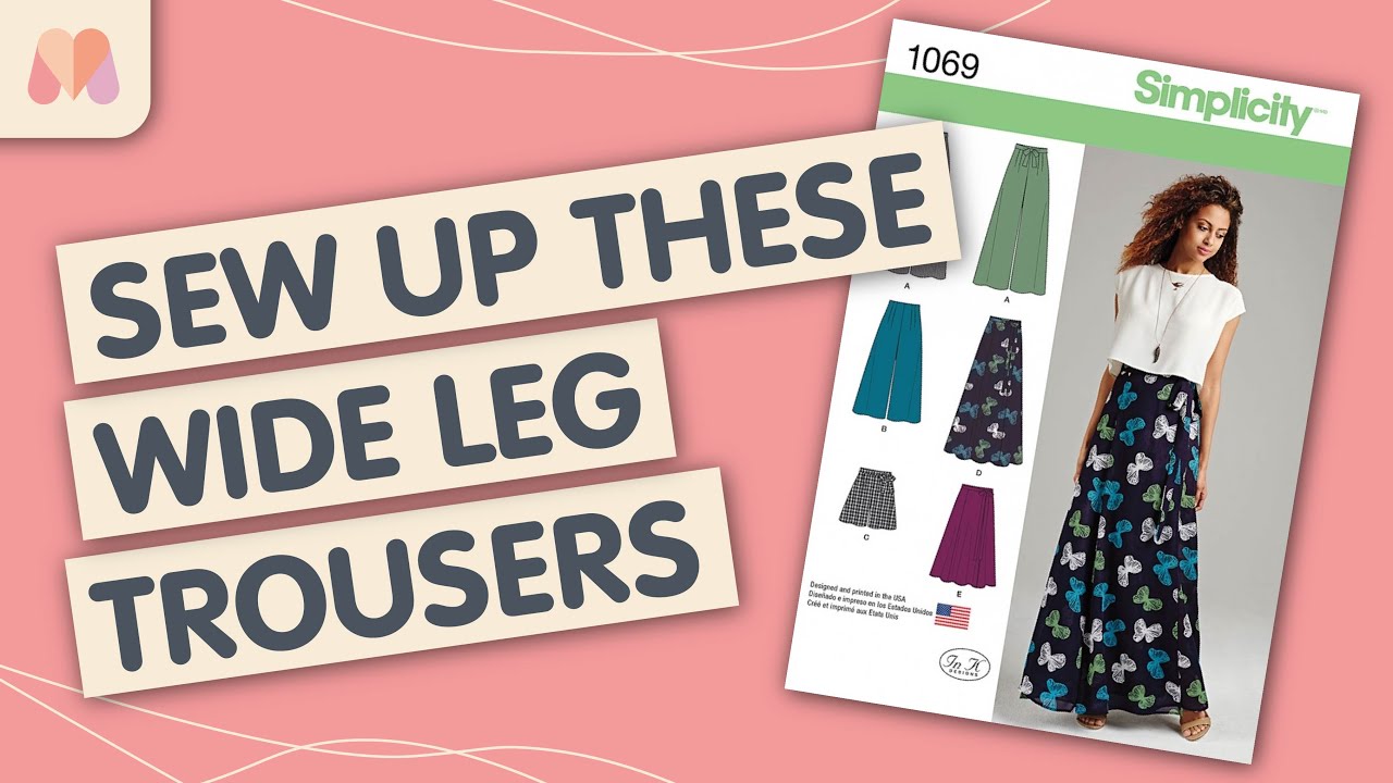 How to make Simplicity 1069 | Wide Leg Trouser Sew-along