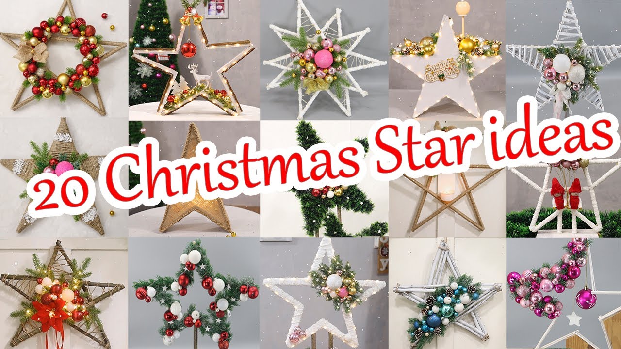 20 Easy DIY Christmas star decorations Ideas at Home 2024