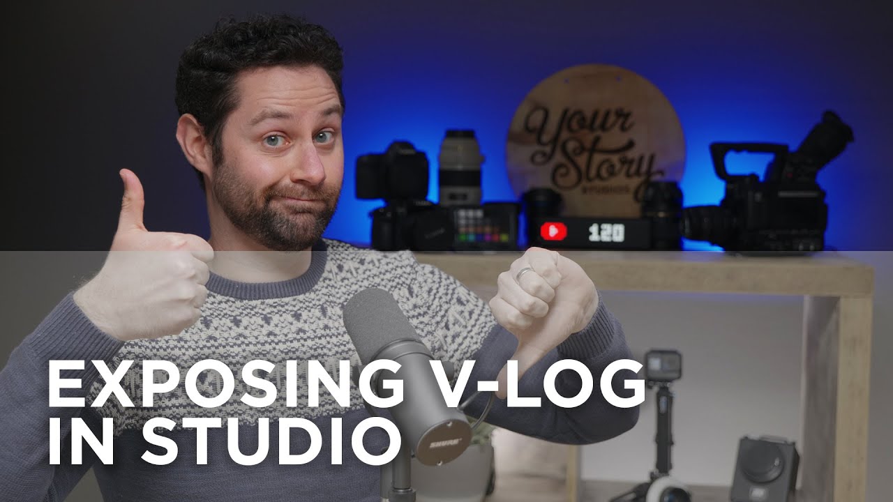 Panasonic S1 + Exposing V-LOG In Studio