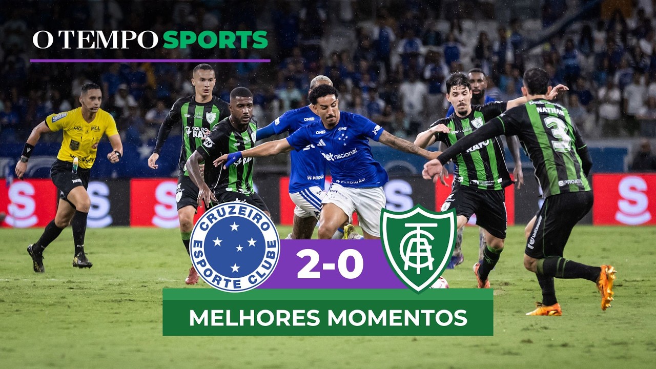 CRUZEIRO 2X0 AMÉRICA - Veja os MELHORES MOMENTOS da partida