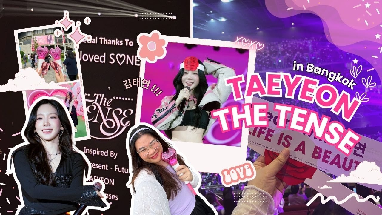 Taeyeon The Tense in Bangkok 💖✨| CONCERT VLOG