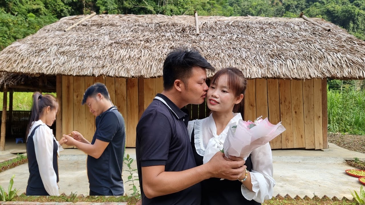 Harvest fruits, take care of vegetables and welcome your boyfriend home -farm life l Lý Thị Sai