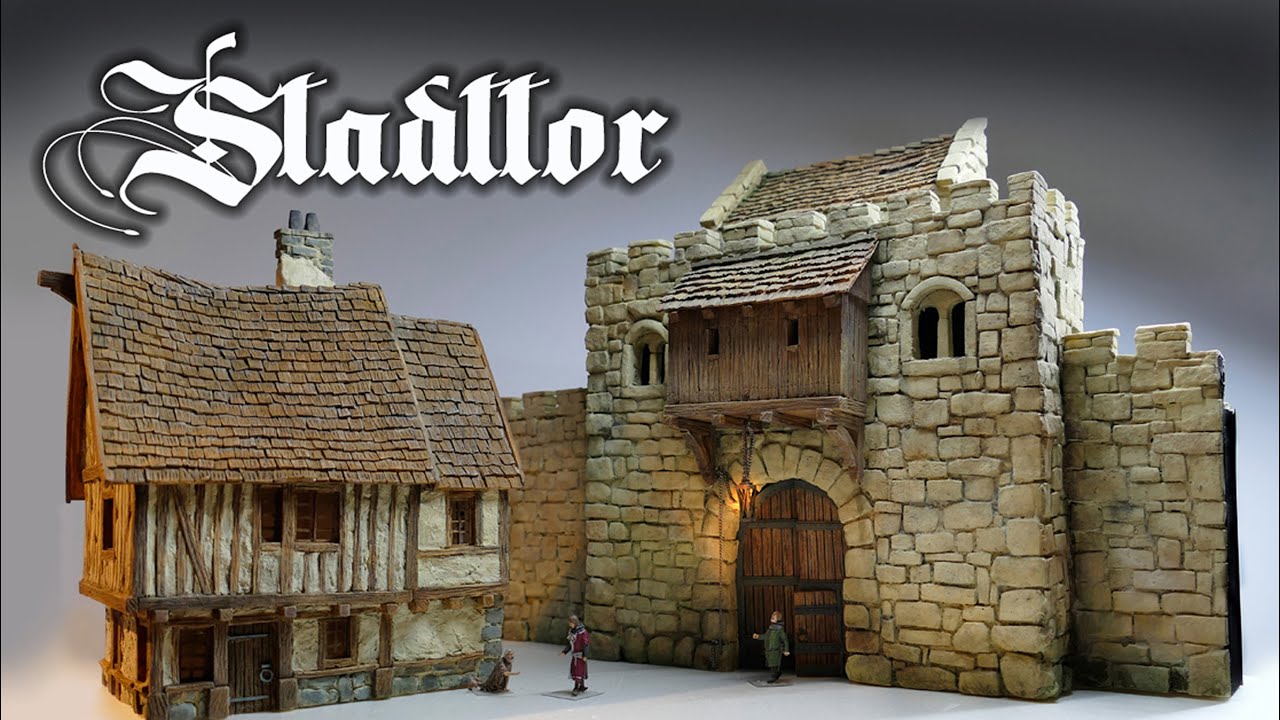 "Das Stadttor" im Maßstab 1:72/ step by step Tutorial / Diorama/ Tabletop