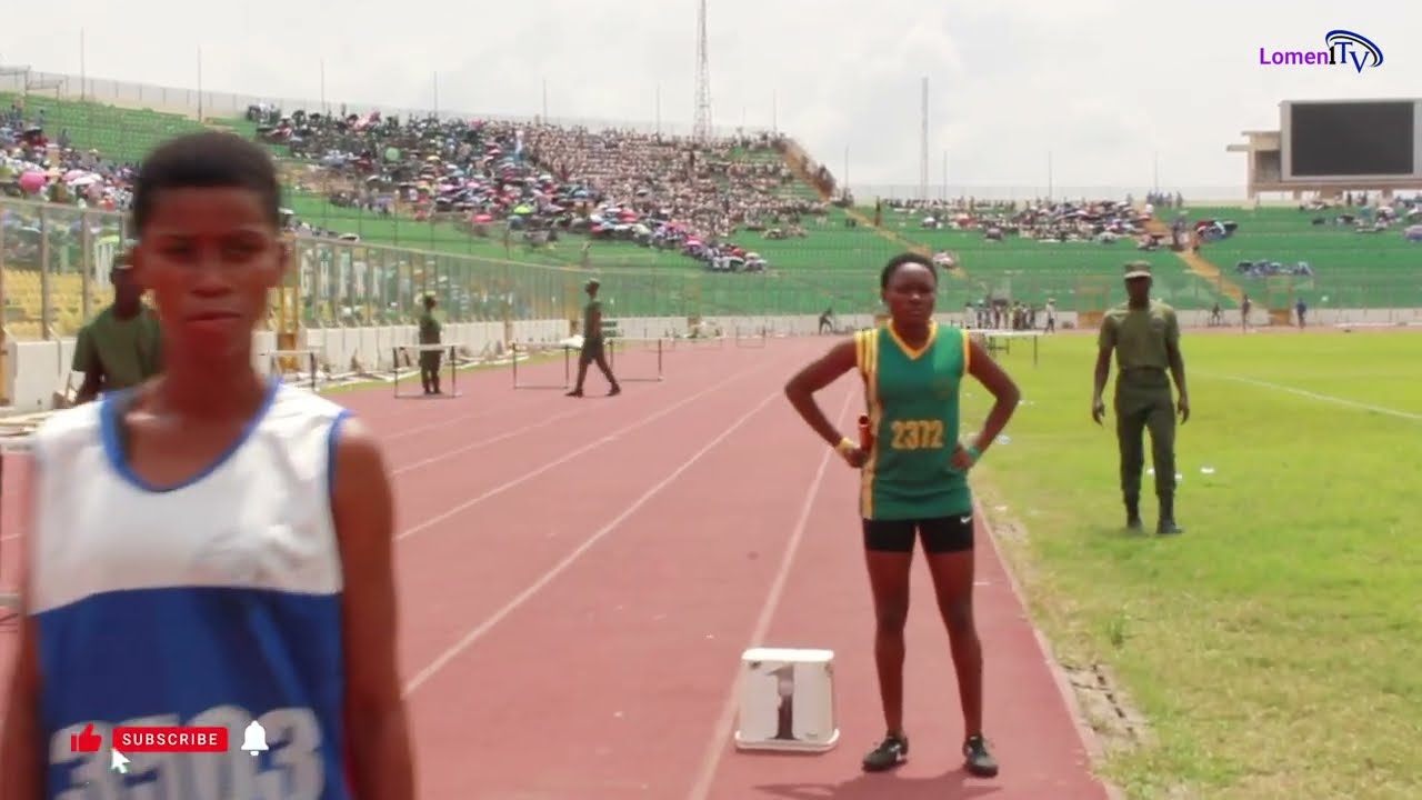 Girls 1000m medley final. zone 3. Ashanti region Interco 2026.
