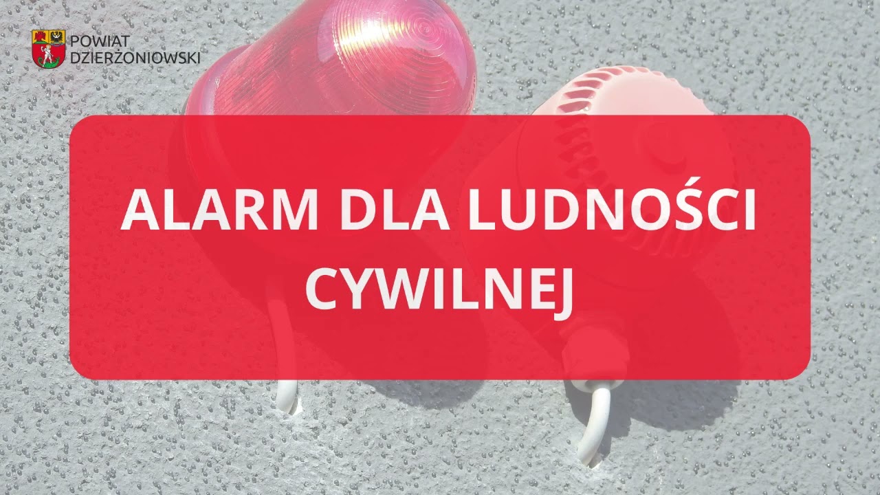 Alarm dla ludności cywilnej