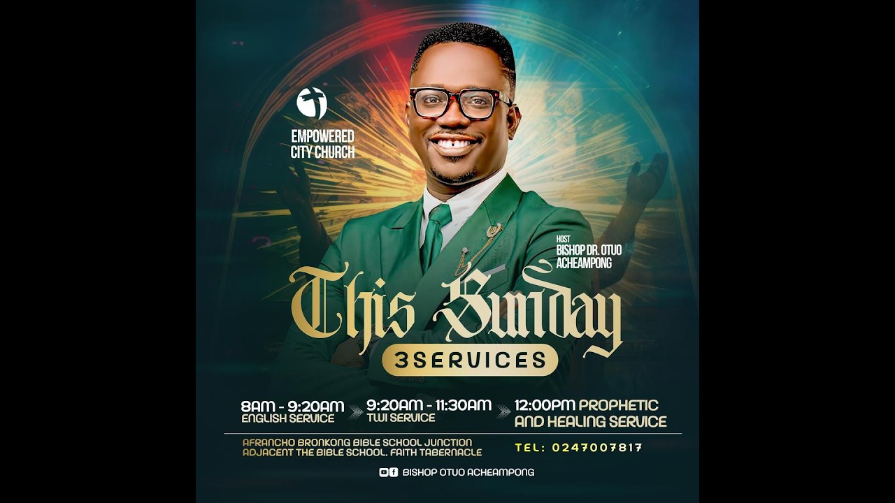 EMPOWERED CITY CHURCH  SUNDAY SERVICE JOIN US NOW WITH BISHOP DR. OTUO