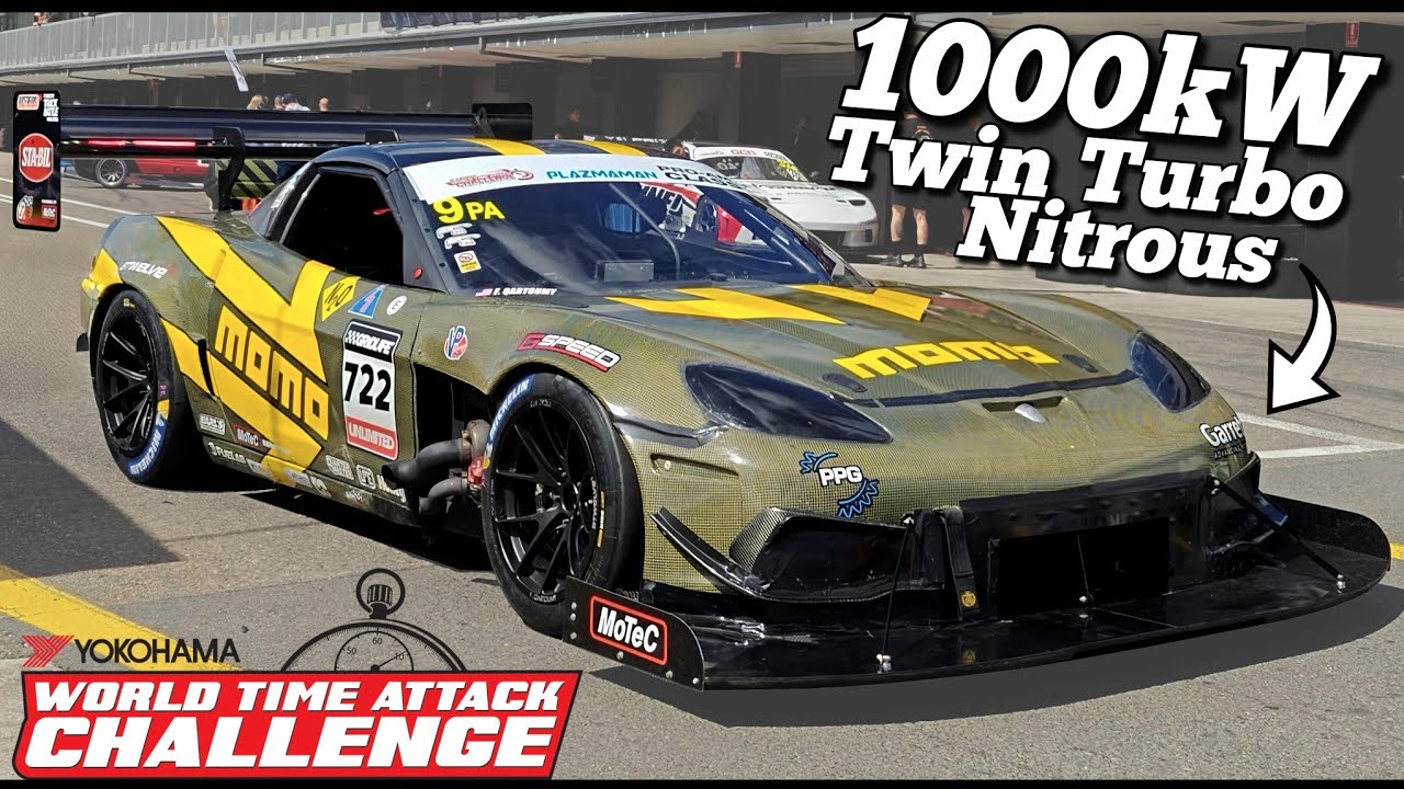 RIDE ALONG in Feras Qartoumy's Corvette at WTAC 2025 - PRO AM Winner!