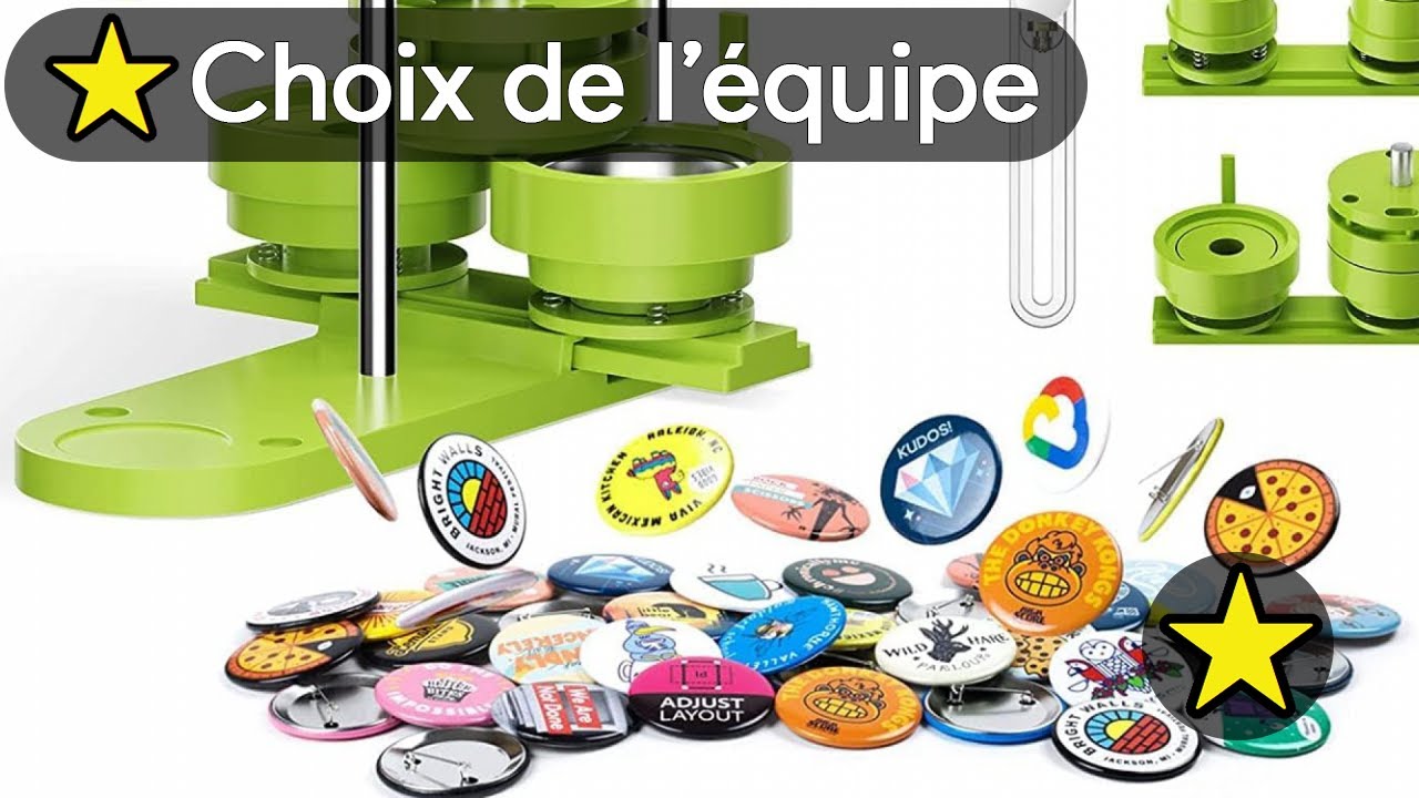🏆 TOP 3 MEILLEUR MACHINE A BADGE 2025 🔥