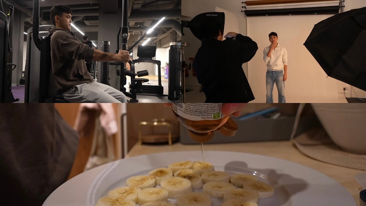 CHEST DAY | PHOTO SHOOT || vlog #12