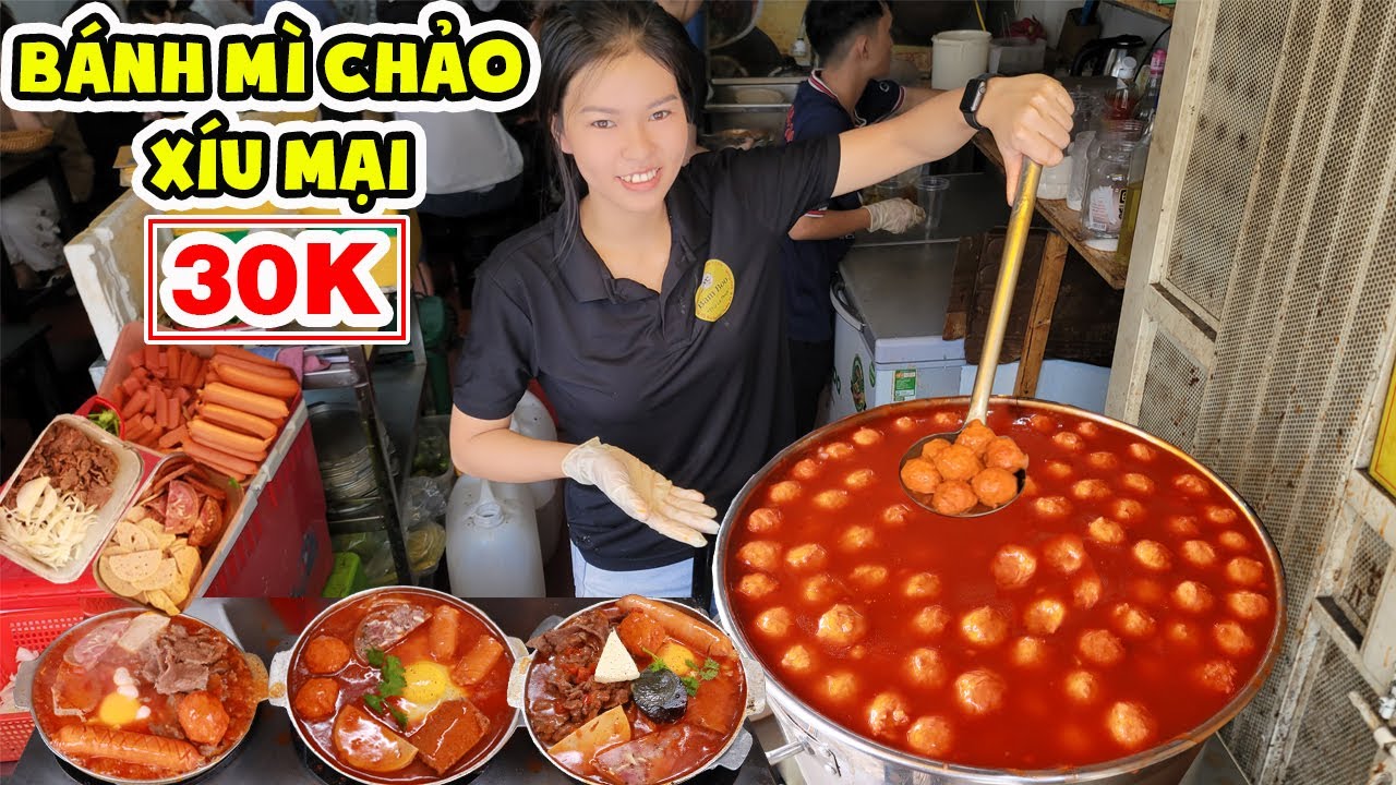 No Nê Bánh Mì Chảo Xíu Mại 30K Của Em Gái Miền Trung Ngày Bán Hơn Trăm Chảo Dù Trong Hẻm Sâu