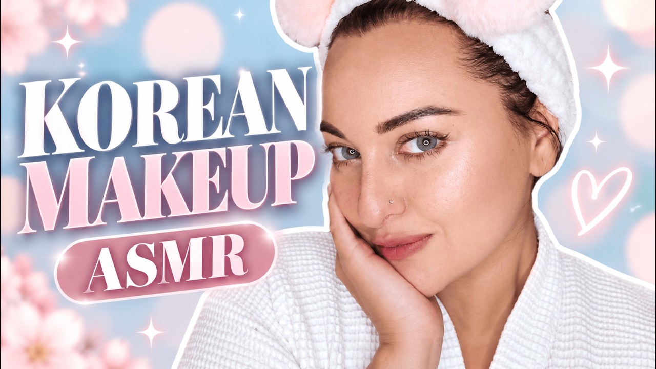 Soft Korean Makeup ASMR | Whispered, Calm & Glowy ✨