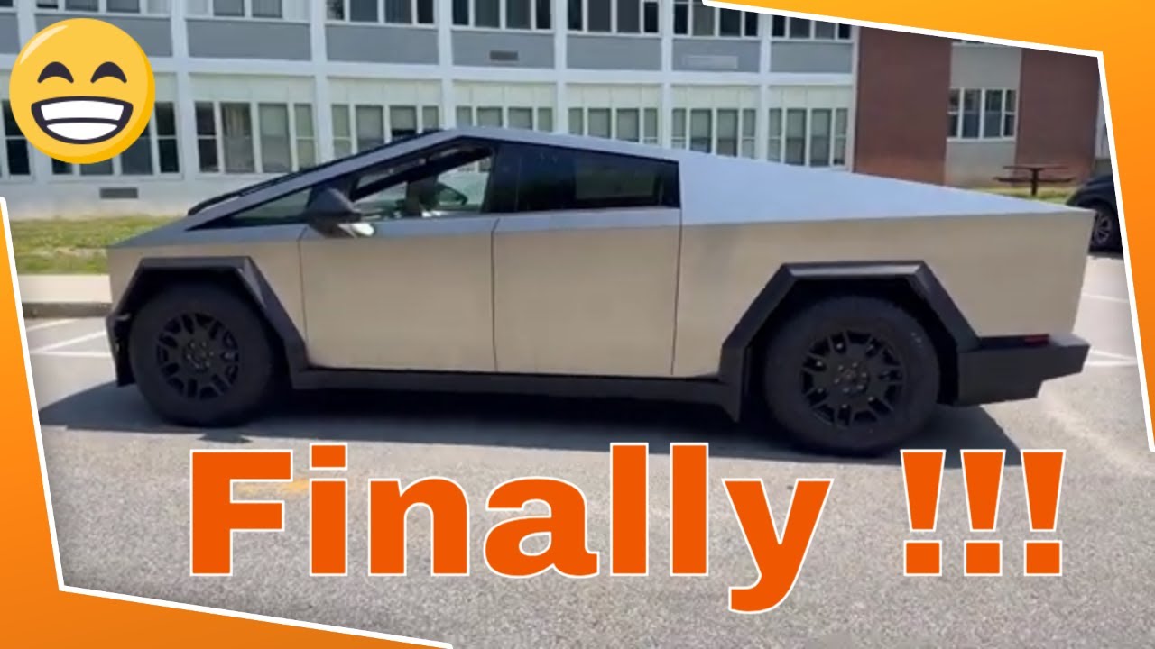 Bringing home a Tesla Cybertruck - Finally! #teslawatts #cybertruck #foundationseries #tesla