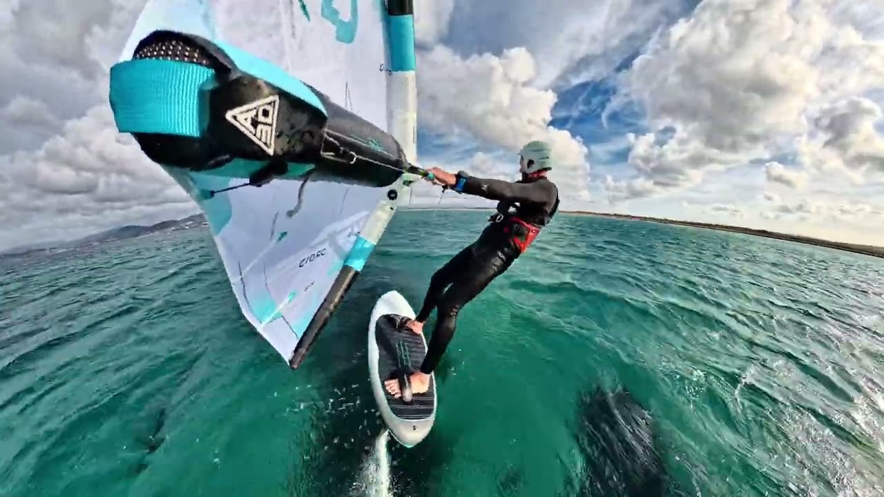 Insta360 X5 Wingfoil Test with Gong Ypra Race - RAW Session 