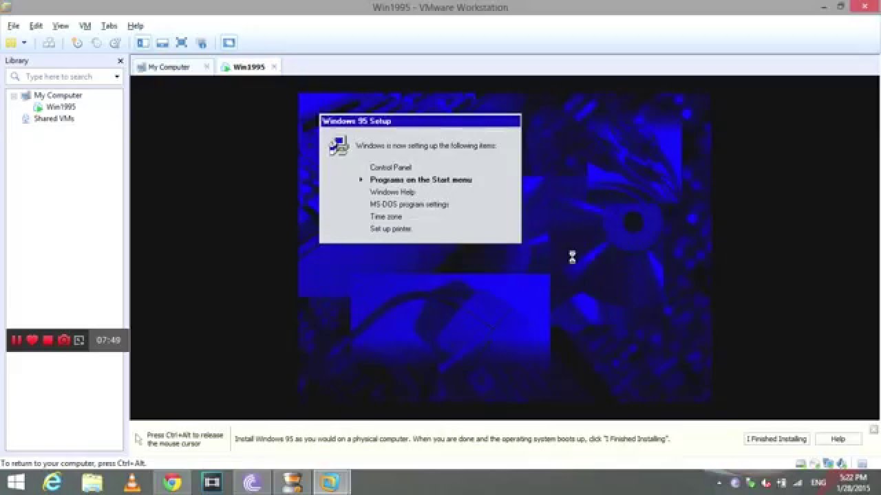 How to Run Windows 95 ISO on VMware