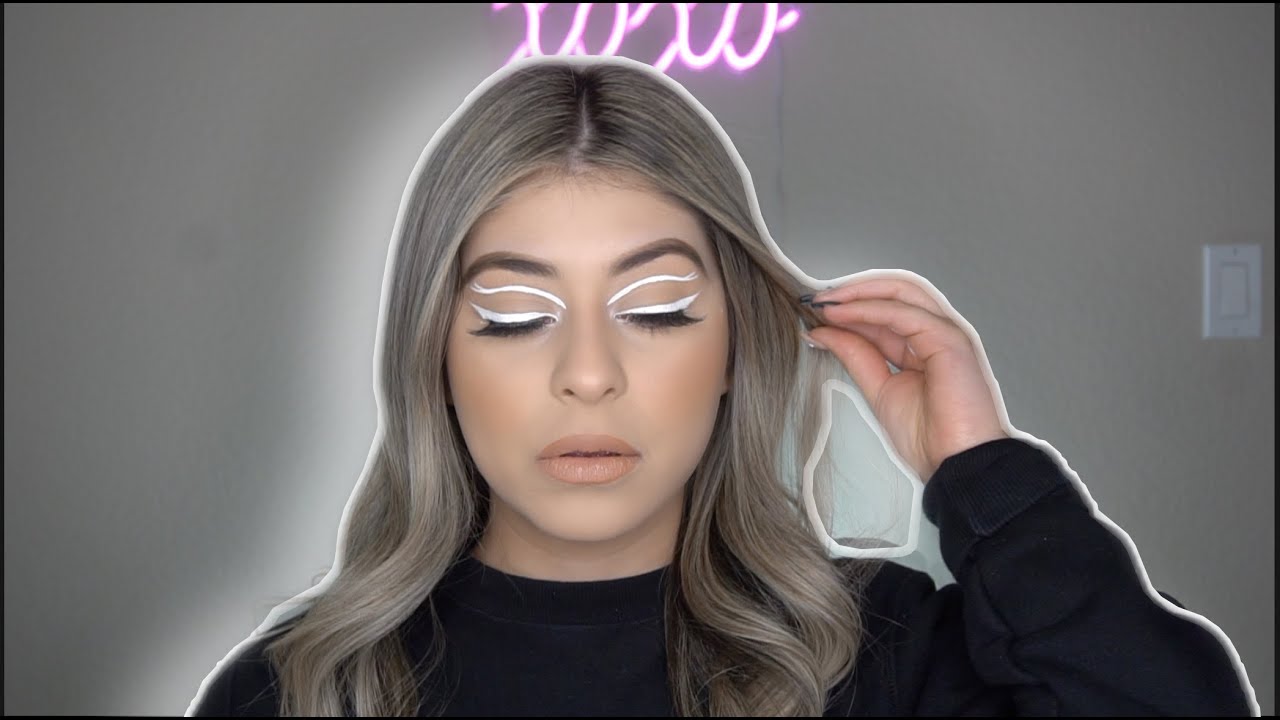 EASY AND SIMPLE- WHITE GRAPHIC LINER TUTORIAL