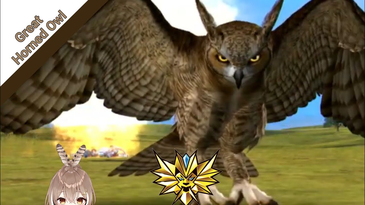 Great Horned Owl gameplay. Strong animal kaiser max4 | 百獣大戦グレートアニマルカイザー (animal gameplay)