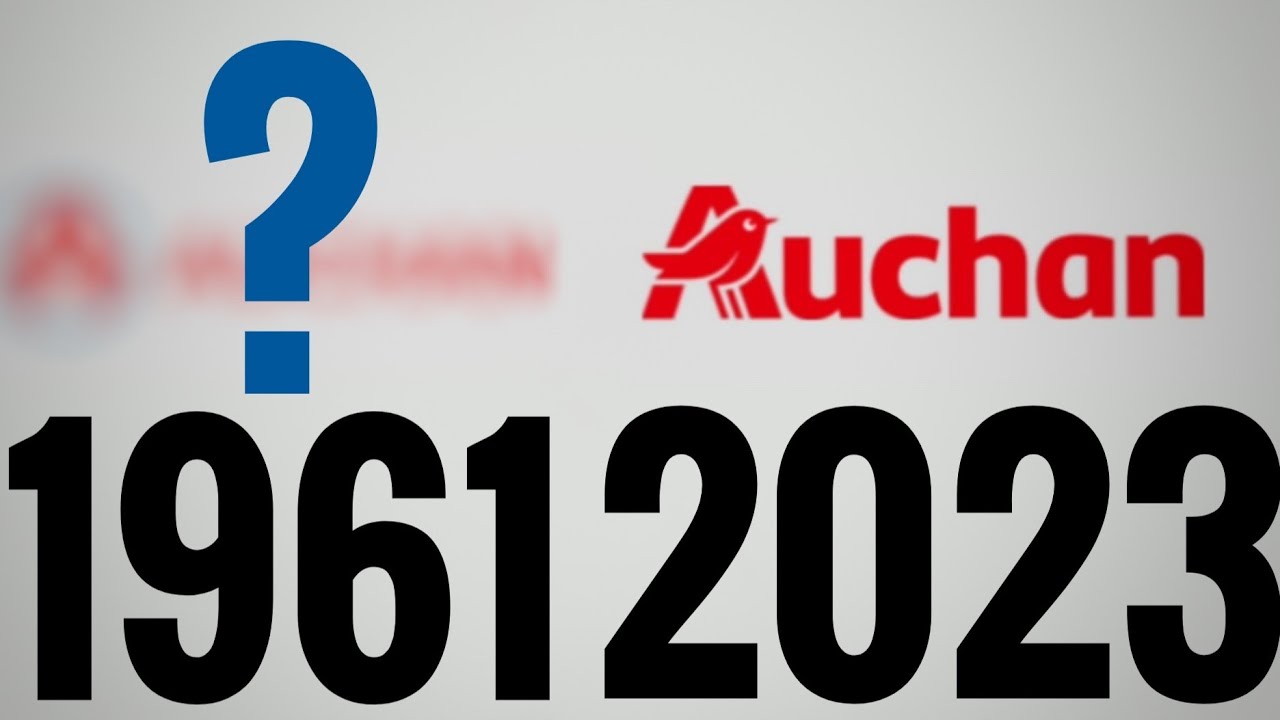 Ewolucja loga Auchan (1961-2023)