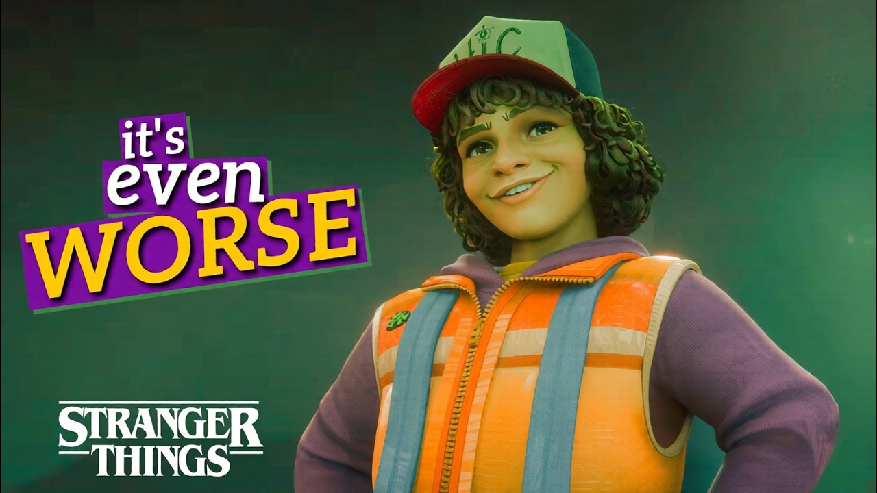 the Stranger Things animated show S2 is a MESS