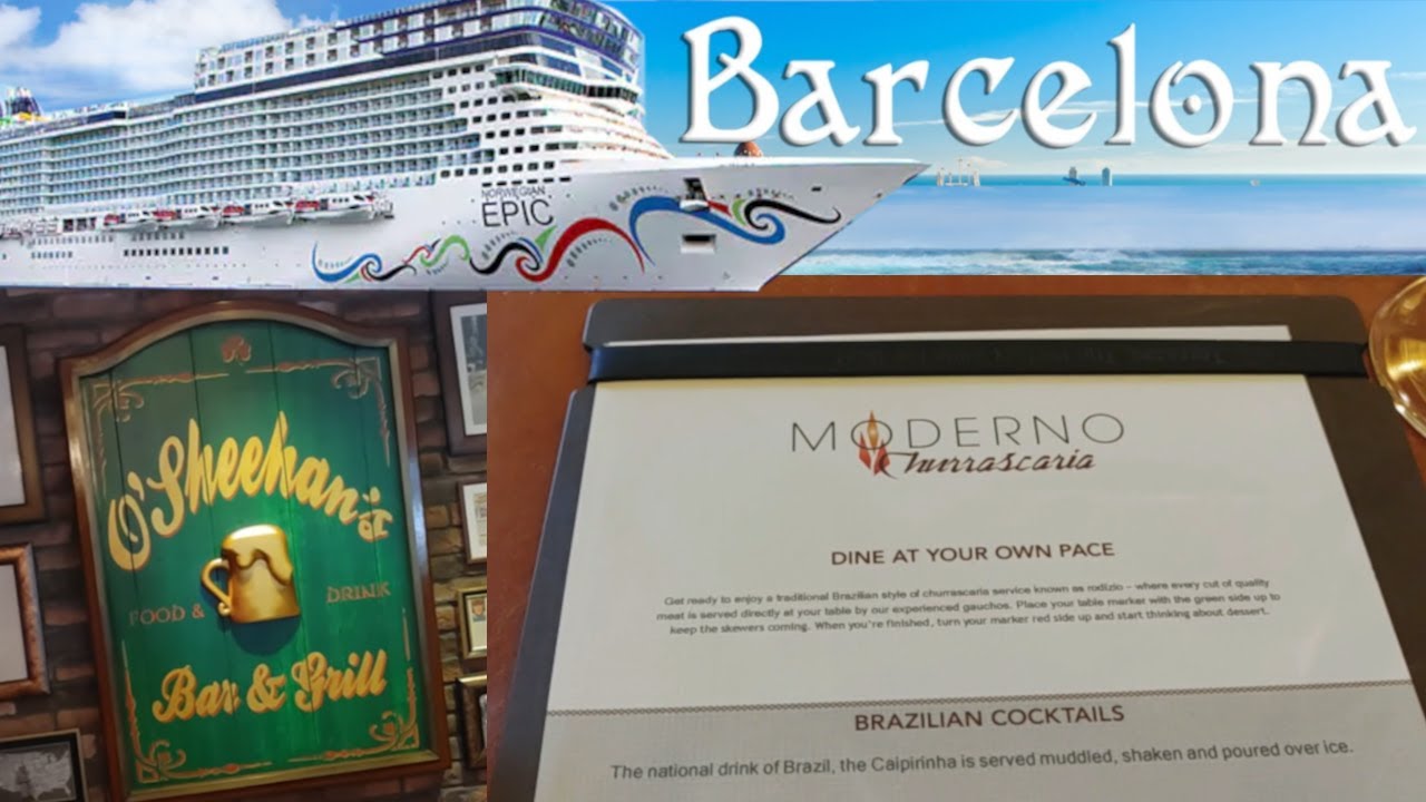 O'Sheehan's Bar & Grill Deck 6 and Moderno Churrascaria Deck 7 on the Norwegian Epic NCL