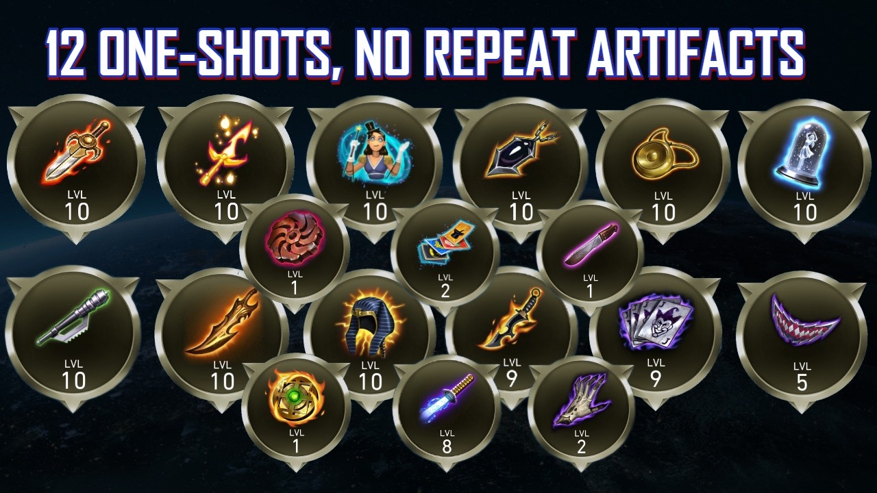 12 One-Shots, NO REPEAT ARTIFACTS Challenge | Injustice 2 Mobile