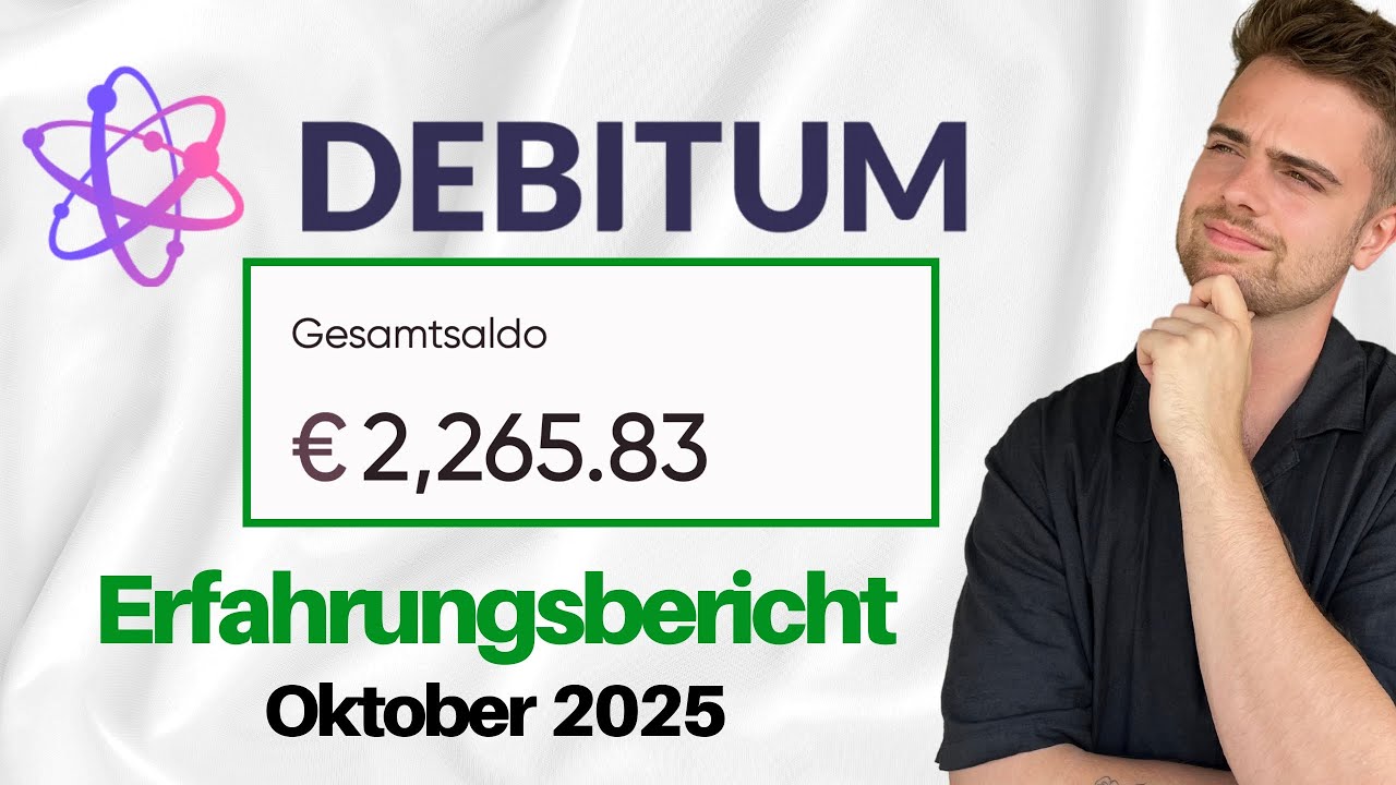 Debitum P2P Erfahrungsbericht 💸 2.265&euro; investiert! 🚀 | Oktober 2025