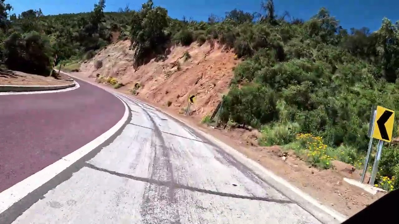 Cuesta Zapata desde V. del Mar R68. Casablanca. Pcia. de Melipilla / 5ta R- RM Chile
