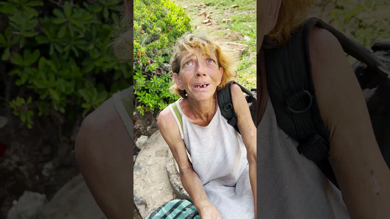 Woman Searching Dumpster Gets Surprised