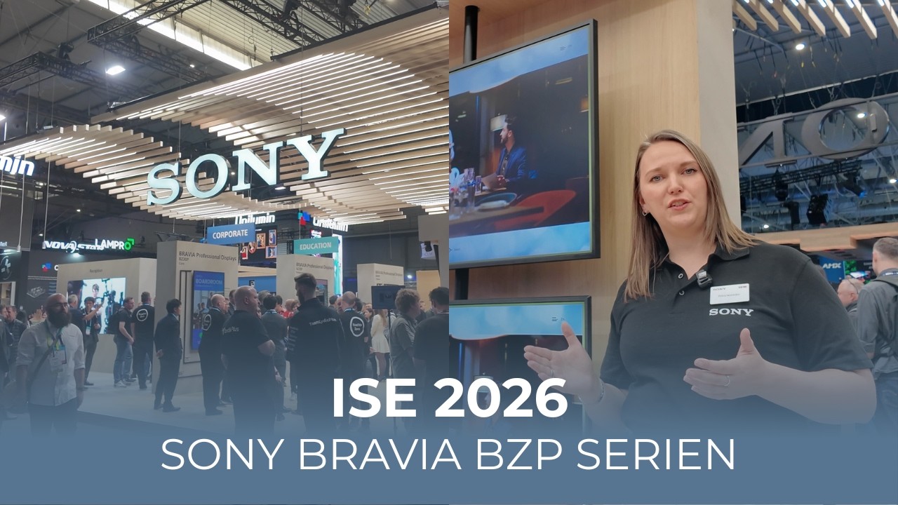 Globe Systems på ISE 2026 - Sony Bravia BZP serien af skærme