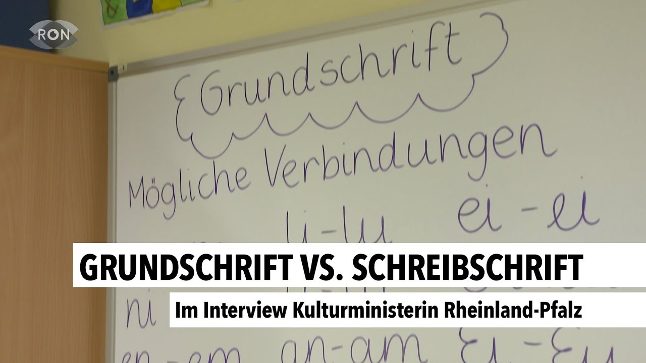 Grundschrift vs. Schreibschrift | RON TV |