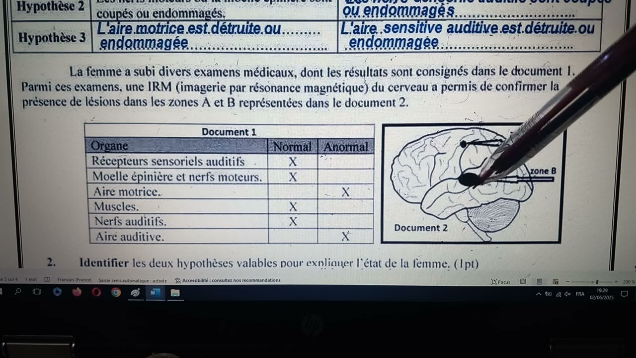 SVT 3AC  : Correction de l'exercice 1 du raisonnement scientifique Eddakhla Oued Eddahab