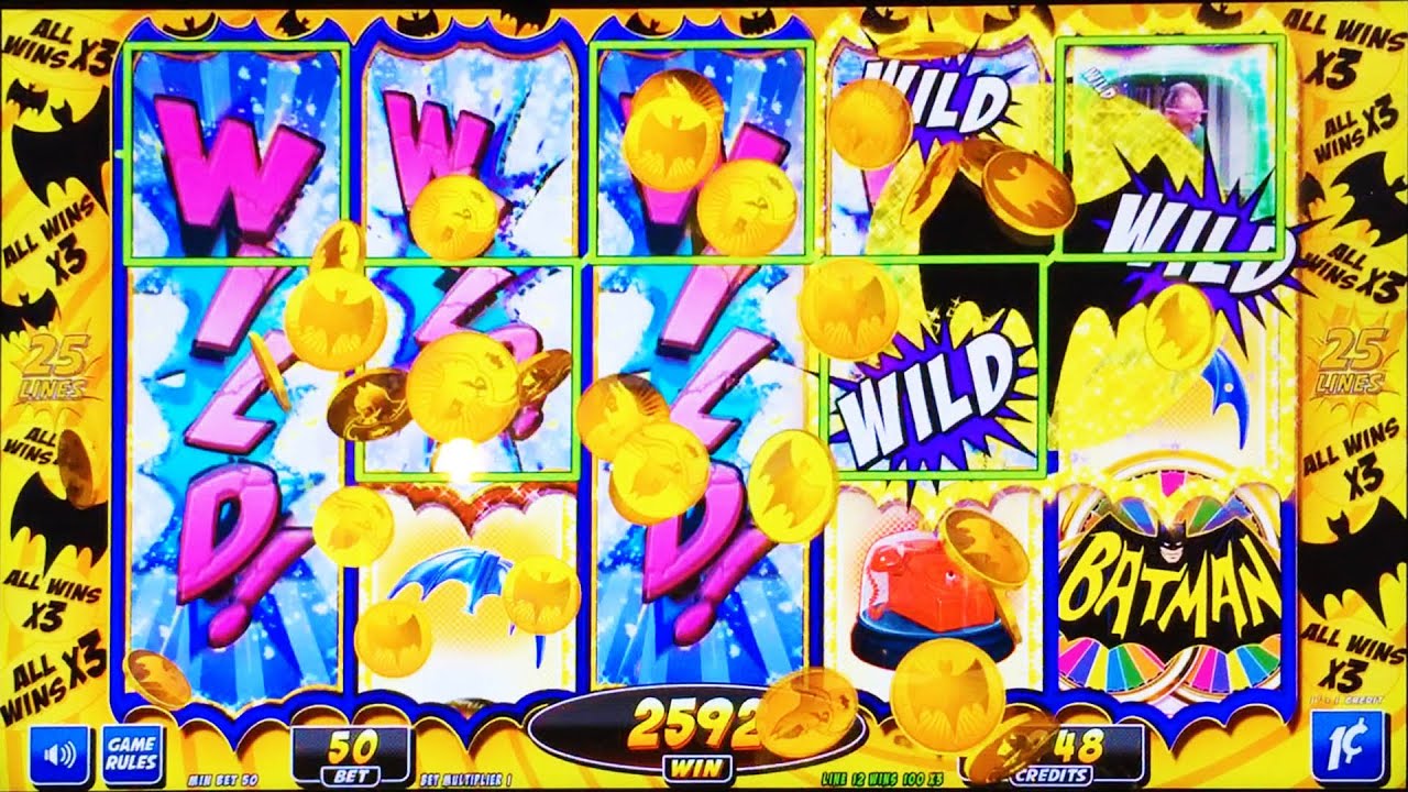 ++NEW Aristocrat BATMAN slot machine - Live Play, Nice Win, Bonus