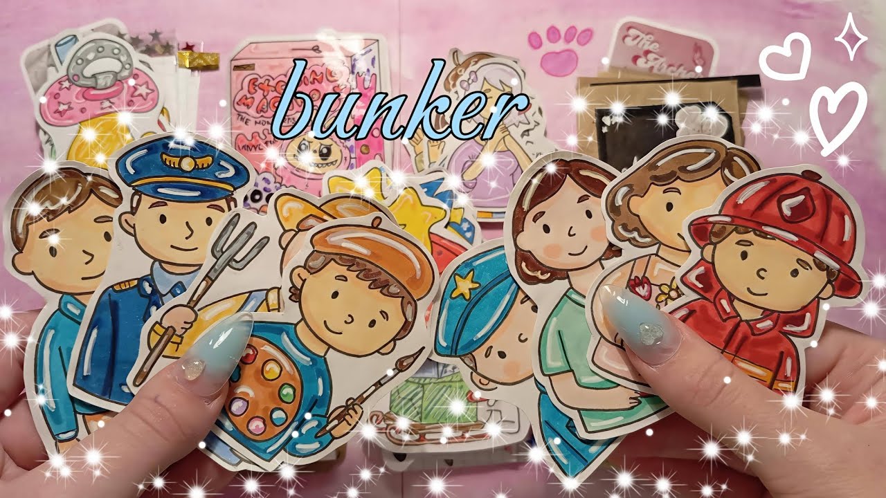 🌸бумажные сюрпризы🤍|бункер👮🏻‍♀️|распаковка бумажных сюрпризов📚|cute queen🪽