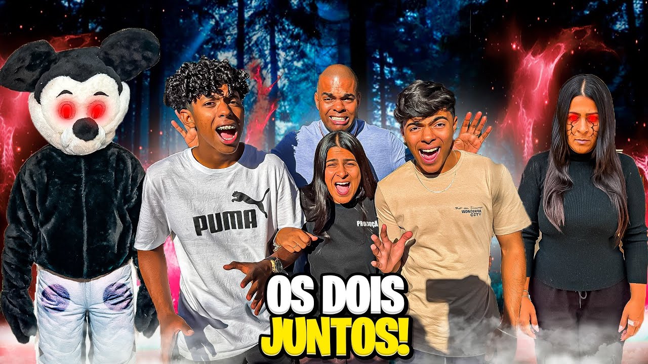 A CLONE E O MICKEY MALVADO PEGARAM O ESTEVÃO E O GABRIEL!