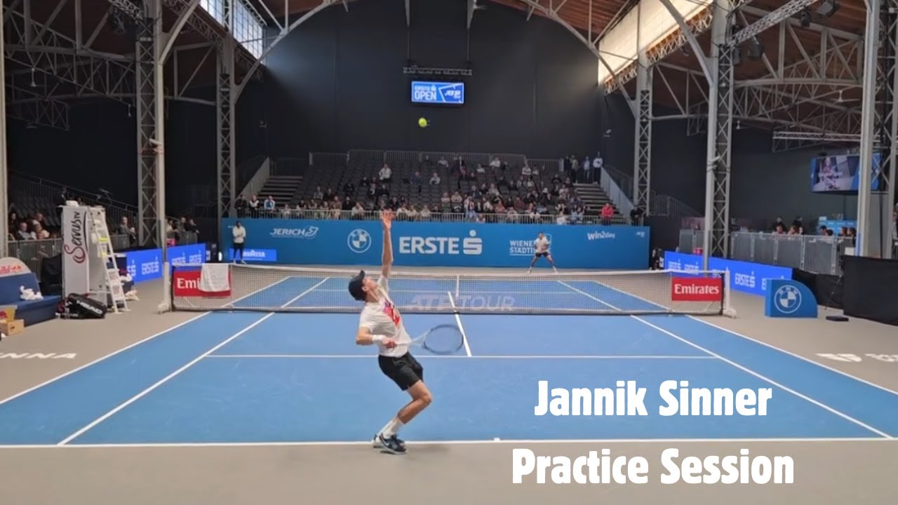 Jannik Sinner | Court Level Practice | EBO 2025