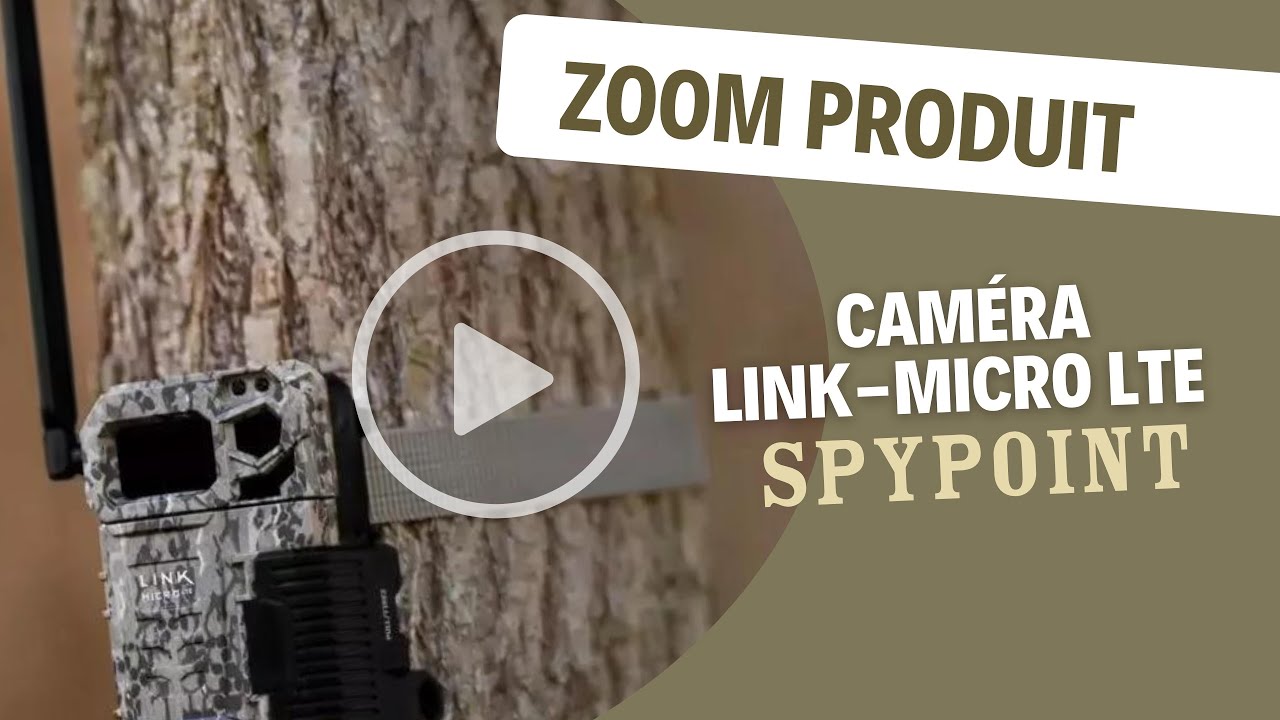 Découvrez la Caméra LINK-MICRO-LTE Spypoint !